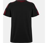 Hugo Logo Tape T-Shirt Noir 001 Grand Male