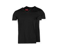Hugo Short Sleeve V Neck T-shirt Noir XL Homme