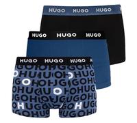 Hugo Lot de 3 Boxers Moulants pour Homme en Coton Stretch avec Jambes Courtes et Ceinture avec Logo, 976open Miscellaneous, M