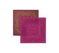 HUGO Lot de deux bandanas en popeline de coton imprimée - Style 2Bandana_pack_W, 50562378 Marron / Rose pcs.