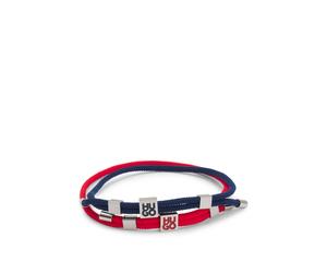HUGO Lot de deux bracelets avec cordon ornés de plaques à logo - Style E-HUGOCORD3-BRA, 50552605 Fantaisie pcs.