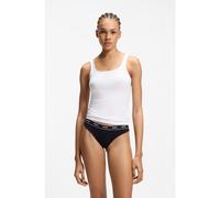 HUGO Lot de deux débardeurs en jersey de coton stretch - Style TWIN VEST, 50469682 Blanc M