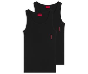 HUGO Lot de deux débardeurs - Style TANK TOP TWIN PACK, 50469778 Noir M