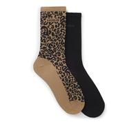 HUGO Lot de deux paires de chaussettes mi-mollet - Style 2P RS LEO LOGO CC W, 50543172 Fantaisie 39-42