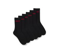 HUGO Chaussettes rouge / noir, Taille 43-46