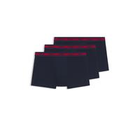 HUGO Lot de trois boxers avec logo en coton stretch - Style TRUNK TRIPLET PLANET, 50492375 Bleu foncé XL