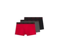 HUGO Lot de trois boxers courts avec taille à logo en jacquard - Style TRUNK TRIPLET PACK, 50532611 Noir / Gris / Rouge M