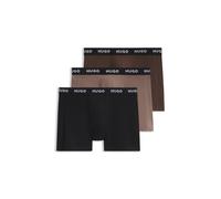HUGO Lot de trois boxers longs - Style BOXERBR TRIPLET PACK, 50532613 Marron / Noir XL