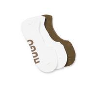 HUGO Lot de trois paires de chaussettes invisibles à grands logos - Style 3P SL LOGO CC, 50541589 Blanc / Vert 43-44