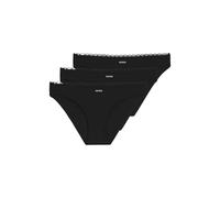 HUGO Lot de trois slips avec dentelle - Style TRIPLET MICRO BRIEF, 50566738 Noir XXL