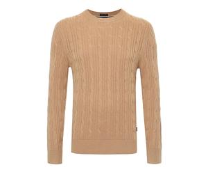 Hugo - Maglia a girocollo - Homme - Pulls - Brun - Taille: XL