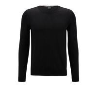 Hugo - Maglia girocollo in merinos - Homme - Pulls - Noir - Taille: S