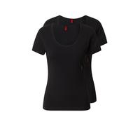 Hugo Sous-couche manches courtes 2 unités Noir S Femme