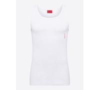HUGO Débardeurs TANK TOP TWIN PACK 50469778 – Lot de 2, coton stretch avec logo, Blanc XXL