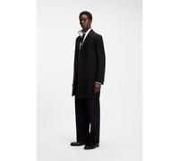 HUGO Manteau boutonné en mélange de laine vierge - Style Malte2631_IN, 50577239 Noir 46