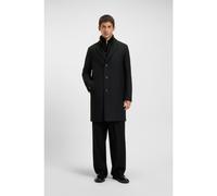 HUGO Manteau en laine mélangée avec gilet intérieur matelassé - Style Milogan2541, 50546546 Noir 44