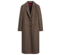 HUGO Manteau habillé Relaxed avec rivet monogrammé - Style Mojeni, 50569838 Marron 38
