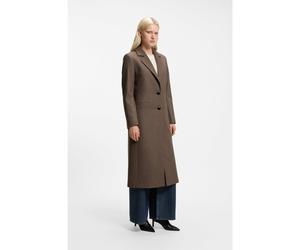 HUGO Manteau habillé Relaxed avec rivet monogrammé - Style Mojeni, 50569838 Marron 38