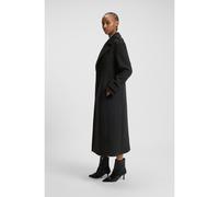 HUGO Manteau long Relaxed avec rivet à logo revisité - Style Milehe, 50547614 Gris sombre 36