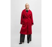 HUGO Manteau Oversize avec ceinture à nouer - Style Maclara-1, 50533788 Rouge 42