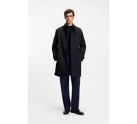 HUGO Manteau Regular en gabardine déperlante - Style Maver2431, 50552944 Bleu foncé XXL