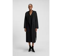 HUGO Manteau Relaxed style peignoir avec ceinture à nouer - Style Mecami-1_DF, 50546753 Noir 46