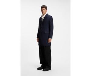 HUGO Manteau Slim avec fermeture à trois boutons - Style Migor2641, 50569210 Bleu foncé 106