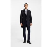 HUGO Manteau Slim en laine mélangée à du cachemire - Style Migor2541, 50546552 Bleu foncé 102