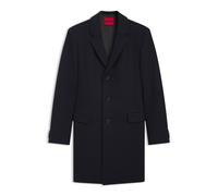 HUGO Manteau Slim en laine mélangée à du cachemire - Style Migor2541, 50546552 Bleu foncé 44