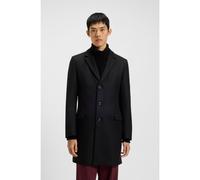 HUGO Manteau Slim en laine mélangée à du cachemire - Style Migor2541, 50546552 Noir 106