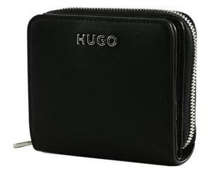 HUGO Mel SM. Portefeuille zippé, Noir, Taille Unique