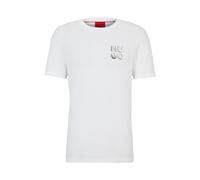 HUGO Men's Dimento White 100 T-Shirt Double Pack Taille XL, Blanc 100, XL