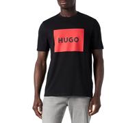 Hugo Mens Dulive222 Cotton T-Shirt with Red Logo Label 3XL