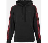 Hugo Men's Liam Cotton Pullover Hoodie Noir Grand Male
