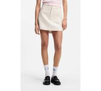 HUGO Mini-jupe en sergé de coton avec logo Happy HUGO - Style Raneri-1_B, 50566595 Naturel 42