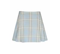 HUGO Jupe courte plissée en twill de coton à carreaux - Style Rideli-1_B, 50543064 Fantaisie 42