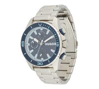 HUGO Montre à affichage analogique 'Dive' bleu marine / bleu clair / argent, Taille One Size