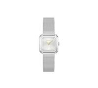 HUGO Hazel Montre carrée en acier inoxydable avec bracelet en maille milanaise - Style #HAZEL, 58733343 Couleur argentée pcs.