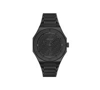 Hugo Montre à Mouvement à Quartz Trois Aiguilles pour Homme Collection #Grail Light avec Bracelet en Silicone Noir - 1530396