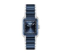 HUGO Montre à Mouvement à Quartz Trois Aiguilles pour Homme Collection #Thrive Analog avec Bracelet en Acier Inoxydable Bleu - 1530382