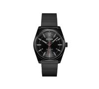 HUGO Montre en acier plaqué noir avec bracelet en maille milanaise - Style #ARK, 58565088 Noir pcs.