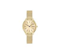 HUGO Montre à Quartz analogique pour Femme, Collection #Glossy, avec Bracelet en Acier Inoxydable doré - 1540188