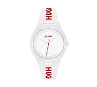 HUGO Montre Analogique à Quartz pour Homme Collection #LIT for Him avec Bracelet en Silicone