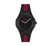 HUGO Montre Analogique à Quartz pour Homme Collection #LIT for Him avec Bracelet en Silicone avec Bracelet en Silicone - 1530343