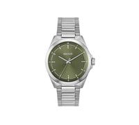 HUGO Seam Montre en acier inoxydable à cadran vert texturé - Style #SEAM, 58733315 Couleur argentée pcs.
