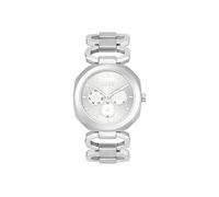 HUGO Montre Analogique Multifunction à Quartz pour Femme Collection #Intense avec Bracelets en Acier Inoxydable Silver