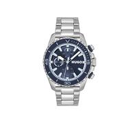 HUGO Montre à cadran bleu et bracelet à maillons - Style #DIVE, 58565082 Couleur argentée pcs.