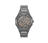 HUGO Montre Analogique Multifunction à Quartz pour Homme Collection #Grail Skeleton avec Bracelet en Acier Inoxydable Gris - 1530378