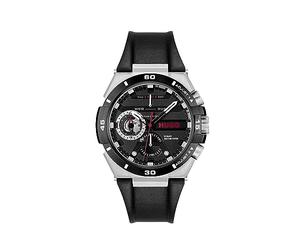 HUGO Montre Analogique Multifunction à Quartz pour homme Collection #WILD avec Bracelet en aceir inoxydable ou cuir