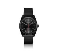 HUGO Montre en acier plaqué noir avec bracelet en maille milanaise - Style #ARK, 58565088 Noir pcs.